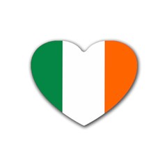 Ireland Rubber Heart Coaster (4 Pack) by tony4urban