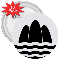 Gozo Malta Flag 3  Buttons (10 Pack)  by tony4urban