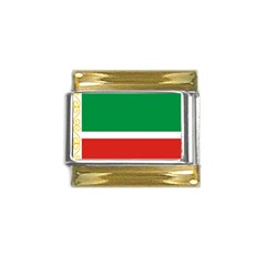 Chechen Republic Gold Trim Italian Charm (9mm)