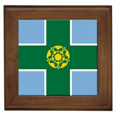 Derbyshire Flag Framed Tile by tony4urban