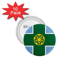 Derbyshire Flag 1 75  Buttons (10 Pack) by tony4urban