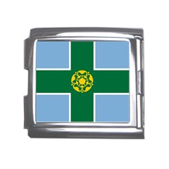 Derbyshire Flag Mega Link Italian Charm (18mm) by tony4urban