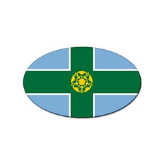 Derbyshire Flag Sticker (oval) by tony4urban