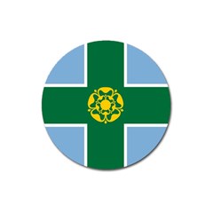 Derbyshire Flag Magnet 3  (round) by tony4urban