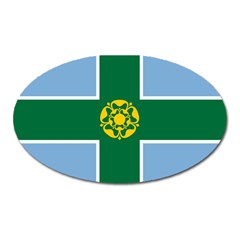 Derbyshire Flag Oval Magnet by tony4urban