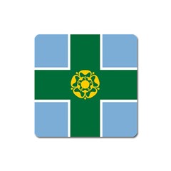 Derbyshire Flag Square Magnet by tony4urban