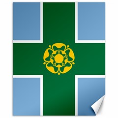 Derbyshire Flag Canvas 11  X 14  by tony4urban