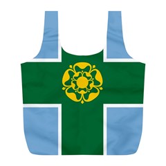 Derbyshire Flag Full Print Recycle Bag (l) by tony4urban