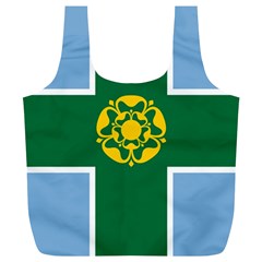 Derbyshire Flag Full Print Recycle Bag (xl) by tony4urban