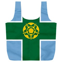 Derbyshire Flag Full Print Recycle Bag (xxl) by tony4urban