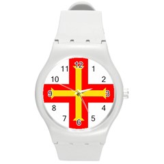 Guernsey Round Plastic Sport Watch (m) by tony4urban