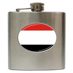 Kujawsko-pomorskie Flag Hip Flask (6 Oz) by tony4urban