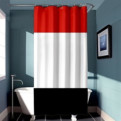 Kujawsko-pomorskie Flag Shower Curtain 36  X 72  (stall)  by tony4urban