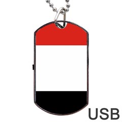 Kujawsko-pomorskie Flag Dog Tag Usb Flash (one Side) by tony4urban