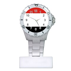 Kujawsko-pomorskie Flag Plastic Nurses Watch by tony4urban