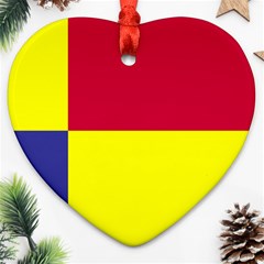 Kosicky Flag Ornament (heart) by tony4urban