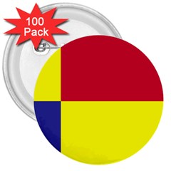 Kosicky Flag 3  Buttons (100 Pack)  by tony4urban