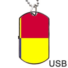 Kosicky Flag Dog Tag Usb Flash (one Side) by tony4urban