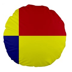 Kosicky Flag Large 18  Premium Flano Round Cushions by tony4urban