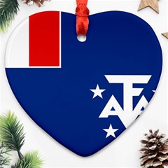 French Southern Territories Ornament (heart) by tony4urban