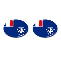 French Southern Territories Cufflinks (oval)