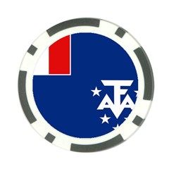 French Southern Territories Poker Chip Card Guard by tony4urban