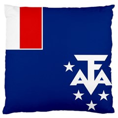 French Southern Territories Large Premium Plush Fleece Cushion Case (two Sides) by tony4urban