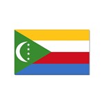 Comoros Sticker Rectangular (100 pack) Front