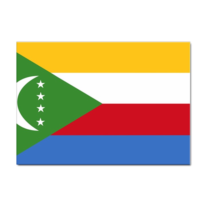 Comoros Sticker A4 (100 pack)