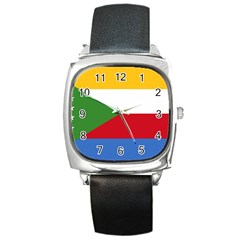 Comoros Square Metal Watch by tony4urban