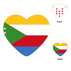 Comoros Playing Cards Single Design (heart) by tony4urban