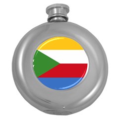 Comoros Round Hip Flask (5 Oz) by tony4urban