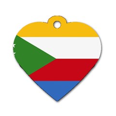 Comoros Dog Tag Heart (one Side) by tony4urban