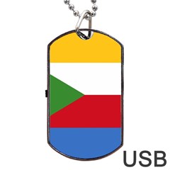 Comoros Dog Tag Usb Flash (two Sides) by tony4urban