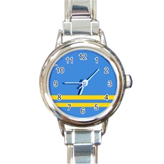 Aruba Round Italian Charm Watch by tony4urban