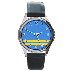 Aruba Round Metal Watch by tony4urban