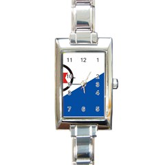 Bonaire Rectangle Italian Charm Watch by tony4urban