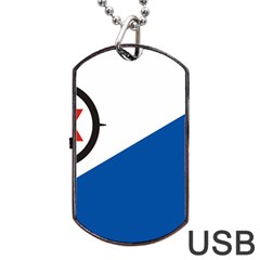 Bonaire Dog Tag Usb Flash (two Sides) by tony4urban