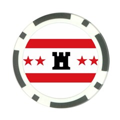 Drenthe Flag Poker Chip Card Guard by tony4urban