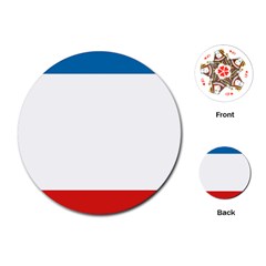 Crimea Flag Playing Cards Single Design (round) by tony4urban