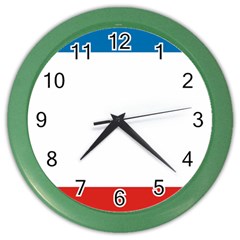 Crimea Flag Color Wall Clock by tony4urban