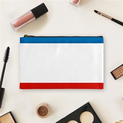 Crimea Flag Cosmetic Bag (medium) by tony4urban