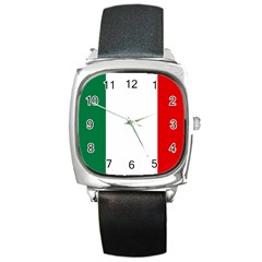 Italy Square Metal Watch by tony4urban