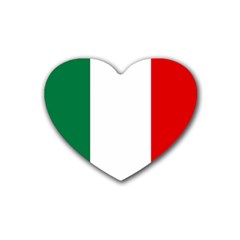 Italy Rubber Heart Coaster (4 Pack) by tony4urban