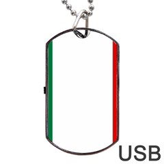 Italy Dog Tag Usb Flash (one Side) by tony4urban