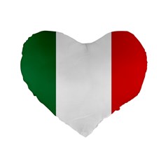 Italy Standard 16  Premium Flano Heart Shape Cushions by tony4urban