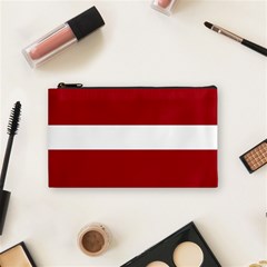 Latvia Cosmetic Bag (small) by tony4urban