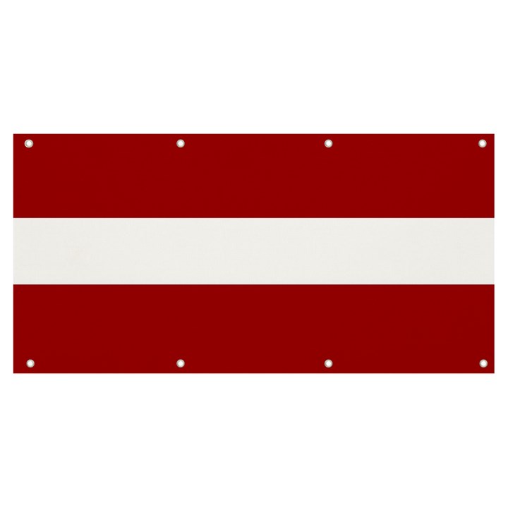 Latvia Banner and Sign 8  x 4 