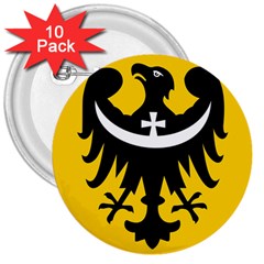 Dolnoslaskie Flag 3  Buttons (10 Pack)  by tony4urban