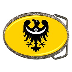 Dolnoslaskie Flag Belt Buckles by tony4urban